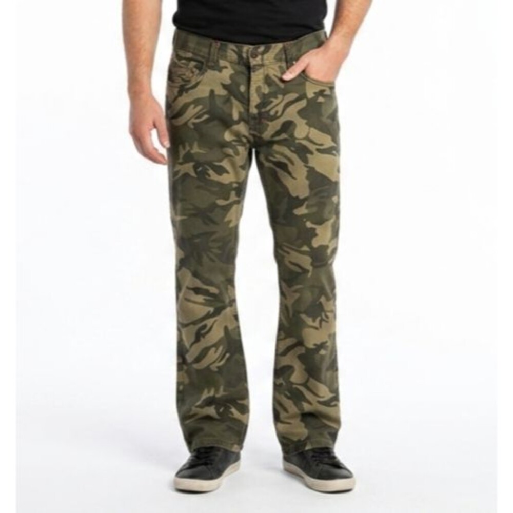 Jordan Craig Camo Jeans Mens 34x28 Woodland Camouflage Denim Pants Tag 34x30